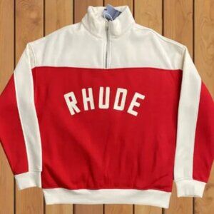 Rhude Men's Sweatshirt Red